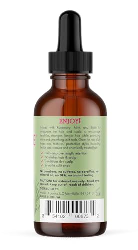Rosemary Mint Hair Oil for Strength & Scalp Care