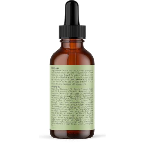 Rosemary Mint Hair Oil for Strength & Scalp Care