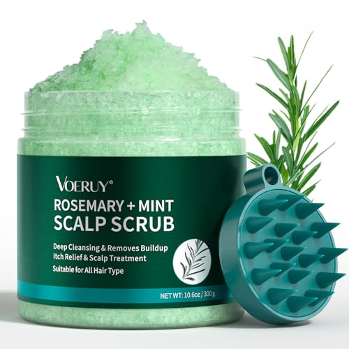 Rosemary Scalp Scrub for Deep Clean & Buildup Removal