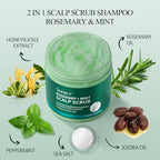 Rosemary Scalp Scrub for Deep Clean & Buildup Removal