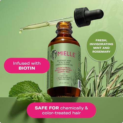 Rosemary Mint Hair Oil for Strength & Scalp Care