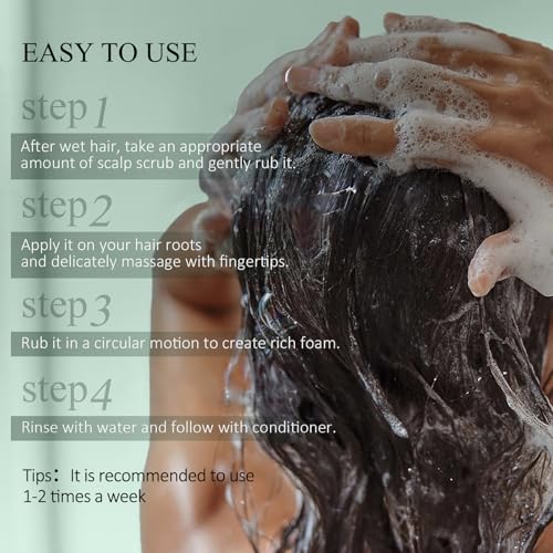 Rosemary Scalp Scrub for Deep Clean & Buildup Removal