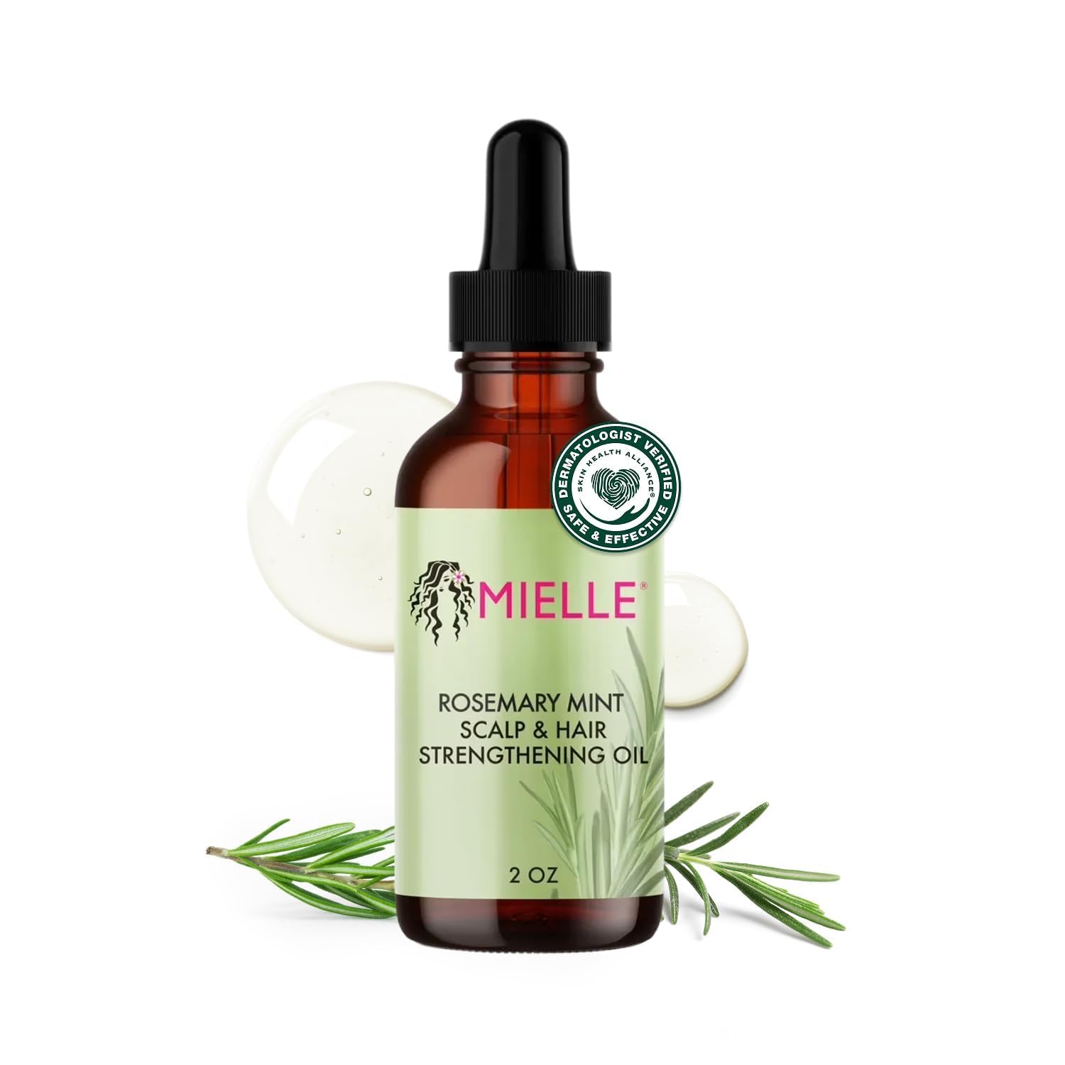 Rosemary Mint Hair Oil for Strength & Scalp Care