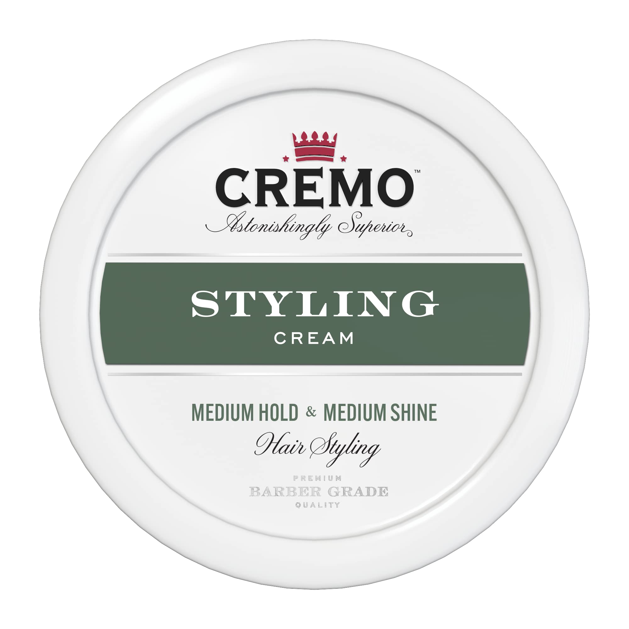 Cremo Hair Styling Cream, Barber Grade Hair Products