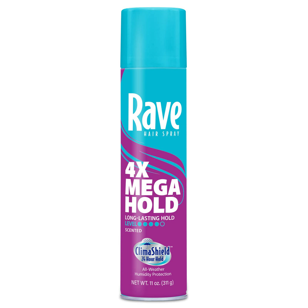 rave 4 X Mega Hairspray 11 Ounce