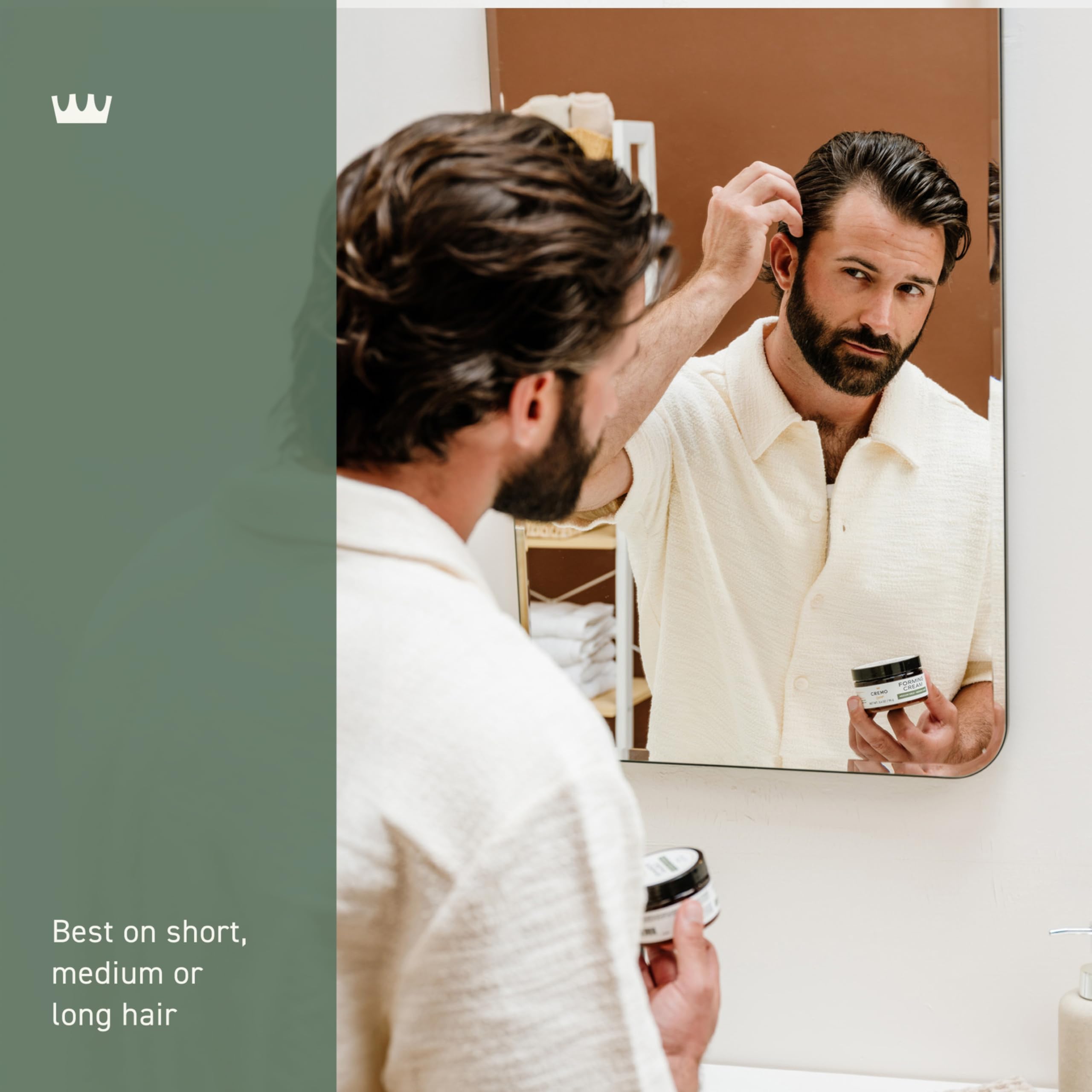 Cremo Hair Styling Cream, Barber Grade Hair Products