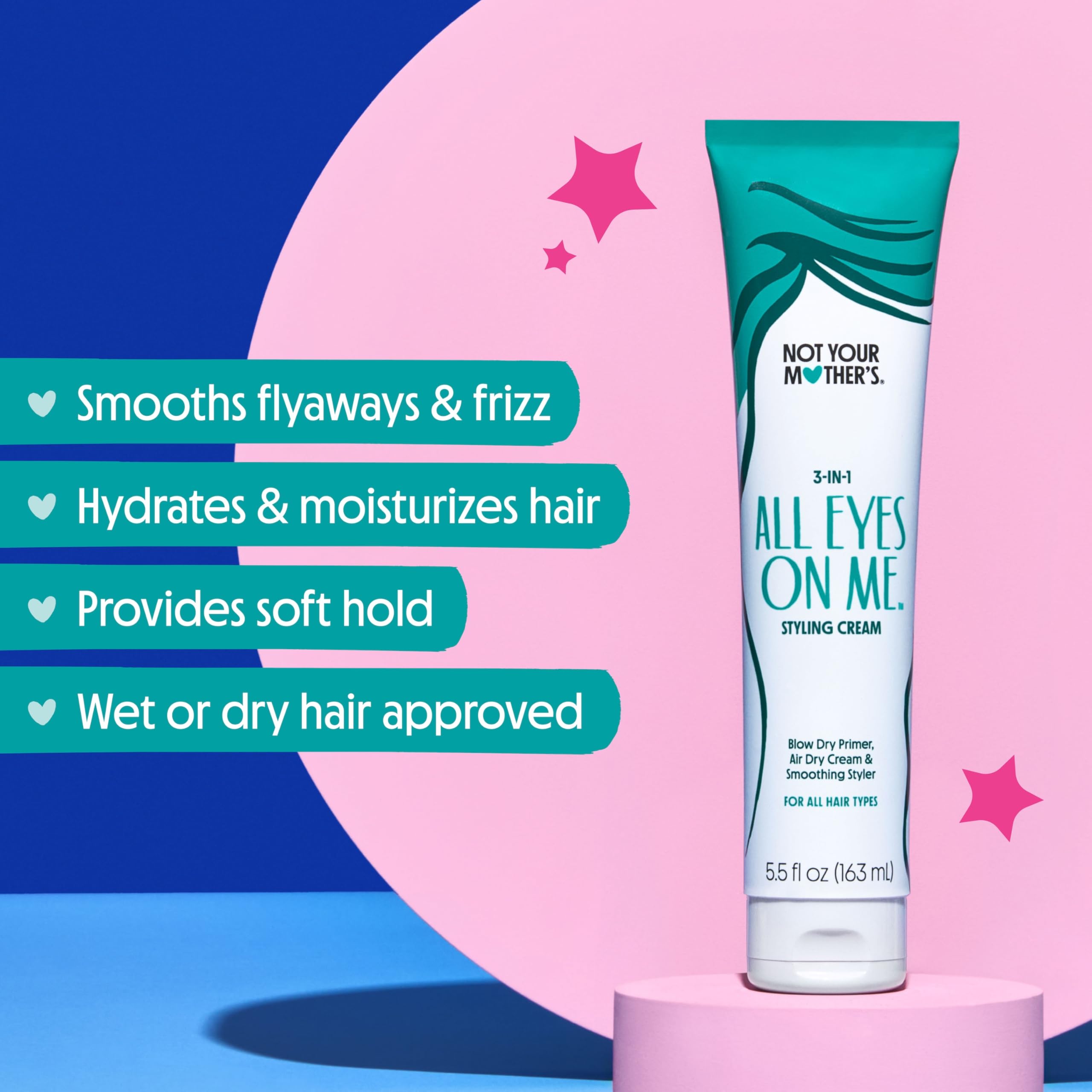 3-in-1 Styling Cream with UV Protection for All Hair