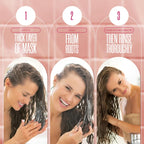 Anti-Frizz Hair Mask for Dry & Damaged Hair 8oz