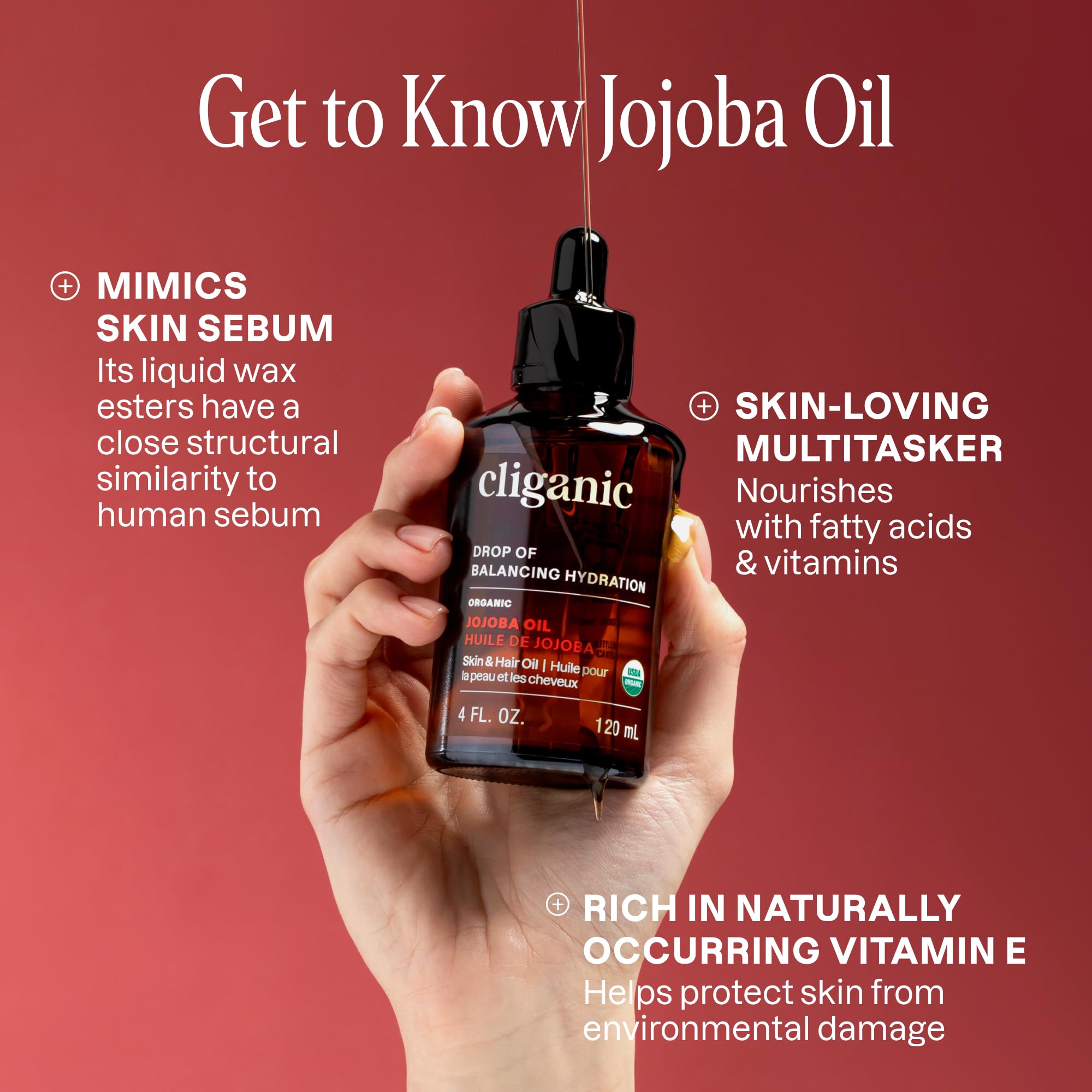 Organic Jojoba Oil Jug