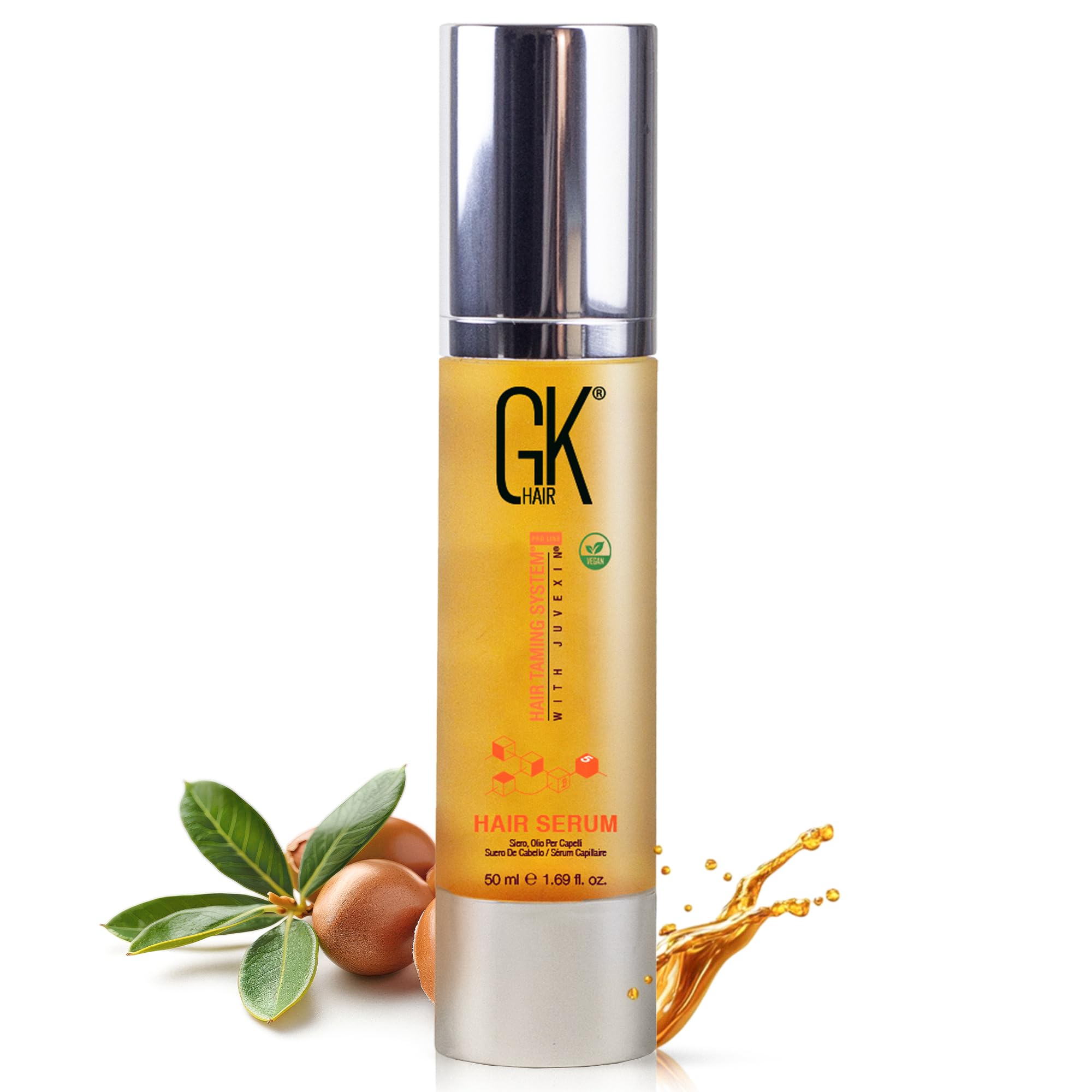 Argan Oil Anti-Frizz Hair Serum for Smooth Hair