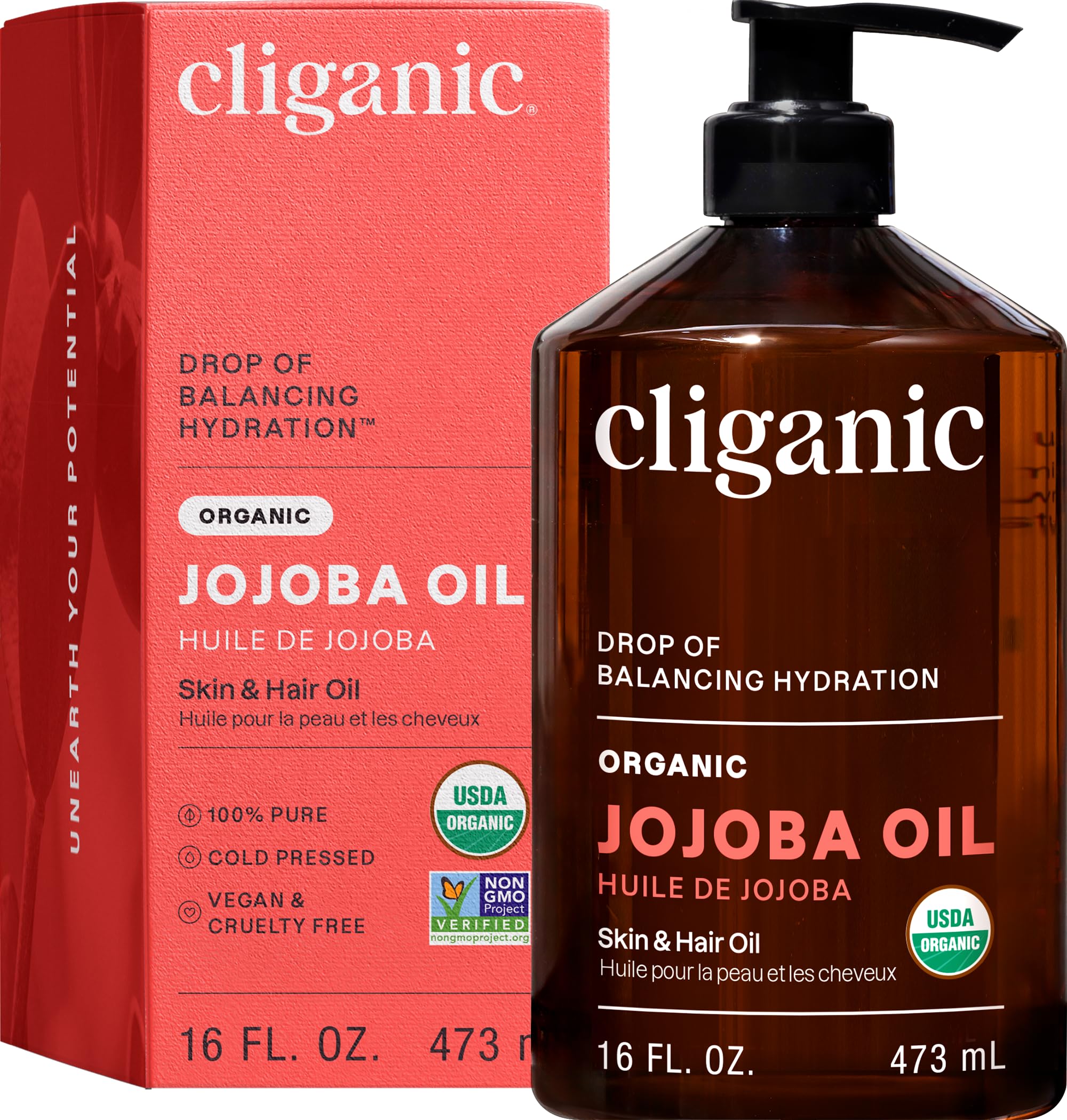Organic Jojoba Oil Jug