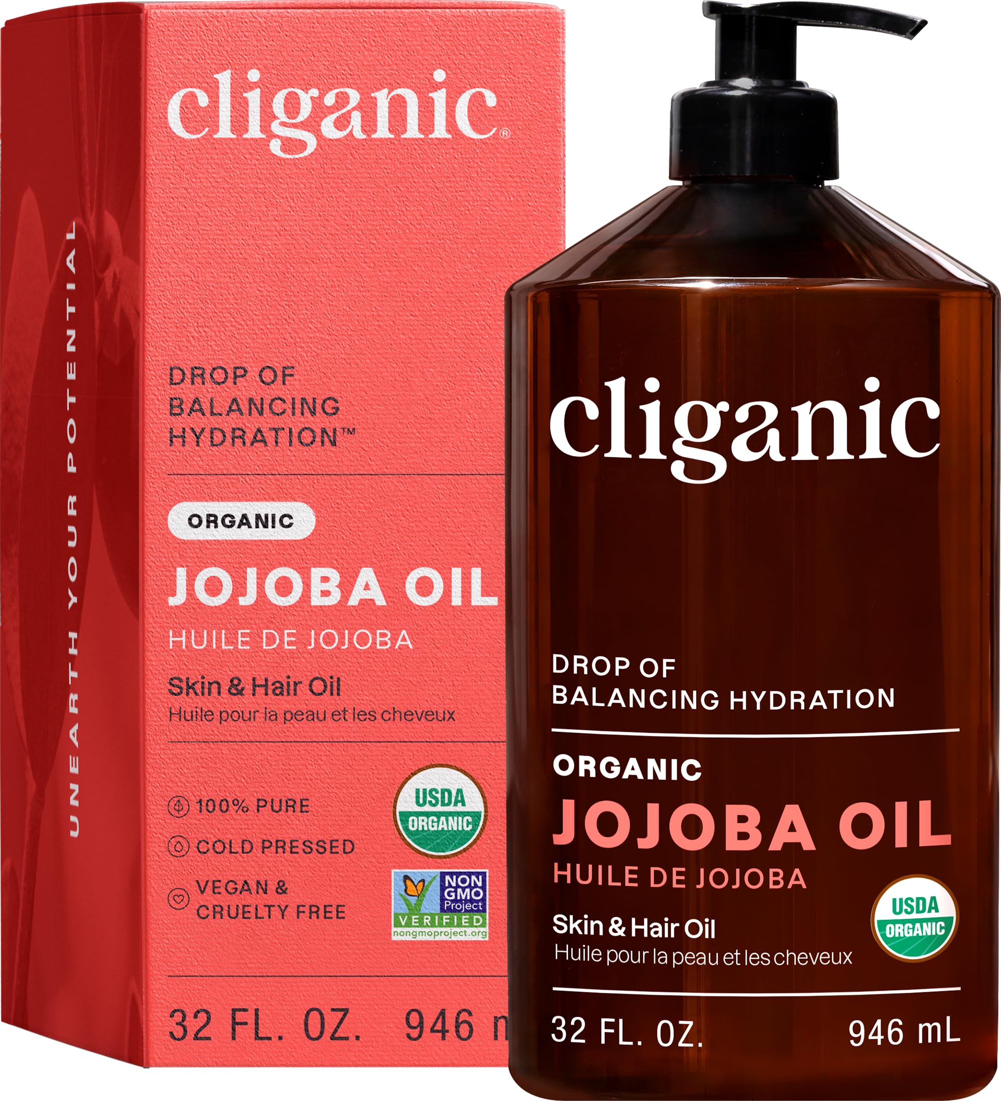 Organic Jojoba Oil Jug