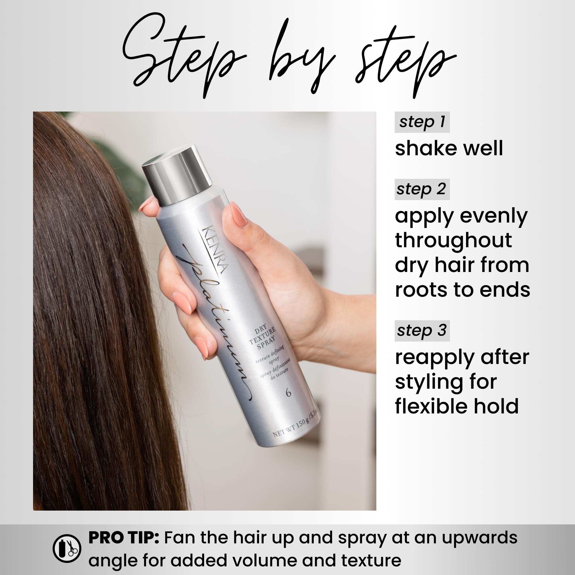 Dry Texture Spray for Volume & Flexible Hold 6oz